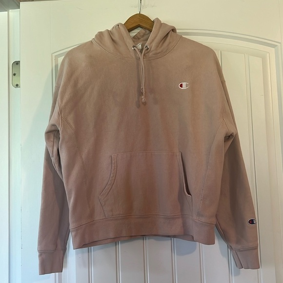 Champion Reverse Weave Crop Hoodie Large - Picture 1 of 3